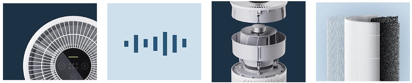 Xiaomi | Smart Air Purifier 4 Compact EU | 27 W | Suitable for rooms up to 16-27 m2 | White