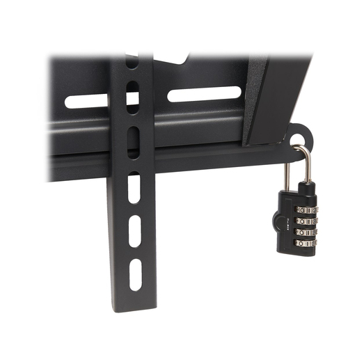 Tripp Lite DWFSC3780MUL Heavy-Duty Fixed Security TV Wall Mount for 37-80" Televisions & Monitors - Flat/Curved, UL Certified