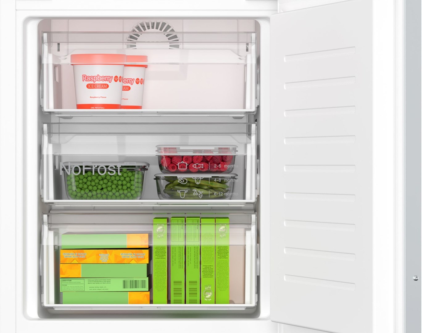 Bosch KIN86ADD0 fridge-freezer Built-in 260 L D White