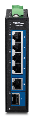 Trendnet TI-G50611 network switch Unmanaged 2.5G Ethernet (100/1000/2500) Black
