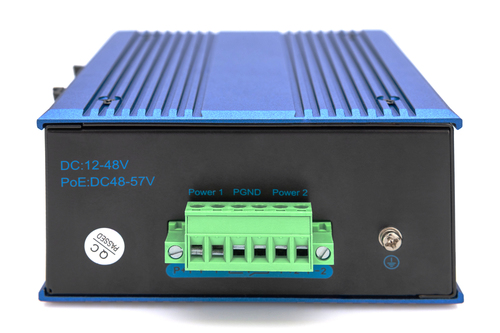 Digitus 8 port Fast Ethernet network PoE switch, industrial, unmanaged, 1 SFP uplink