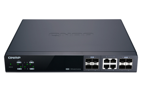QNAP QSW-M804-4C network switch Managed 10G Ethernet (100/1000/10000) Black