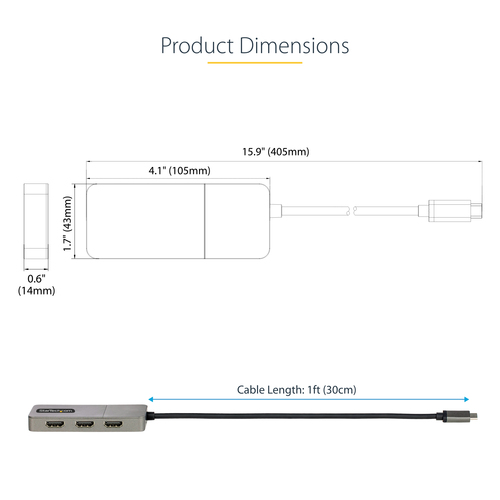 MST14CD123HD - Cables & Adaptors by StarTech.com