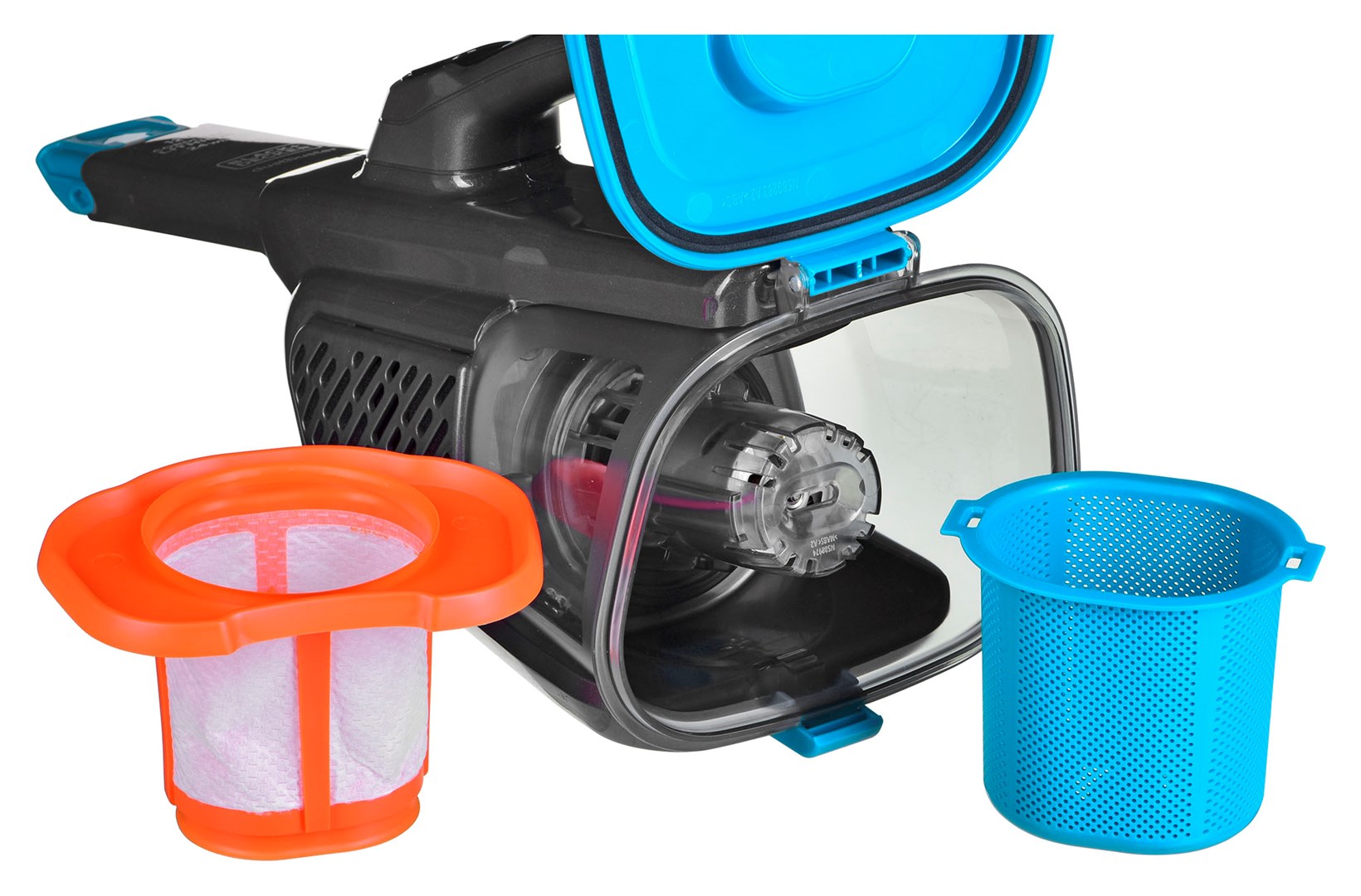 Black & Decker BHHV320J handheld vacuum Blue  Titanium Bagless