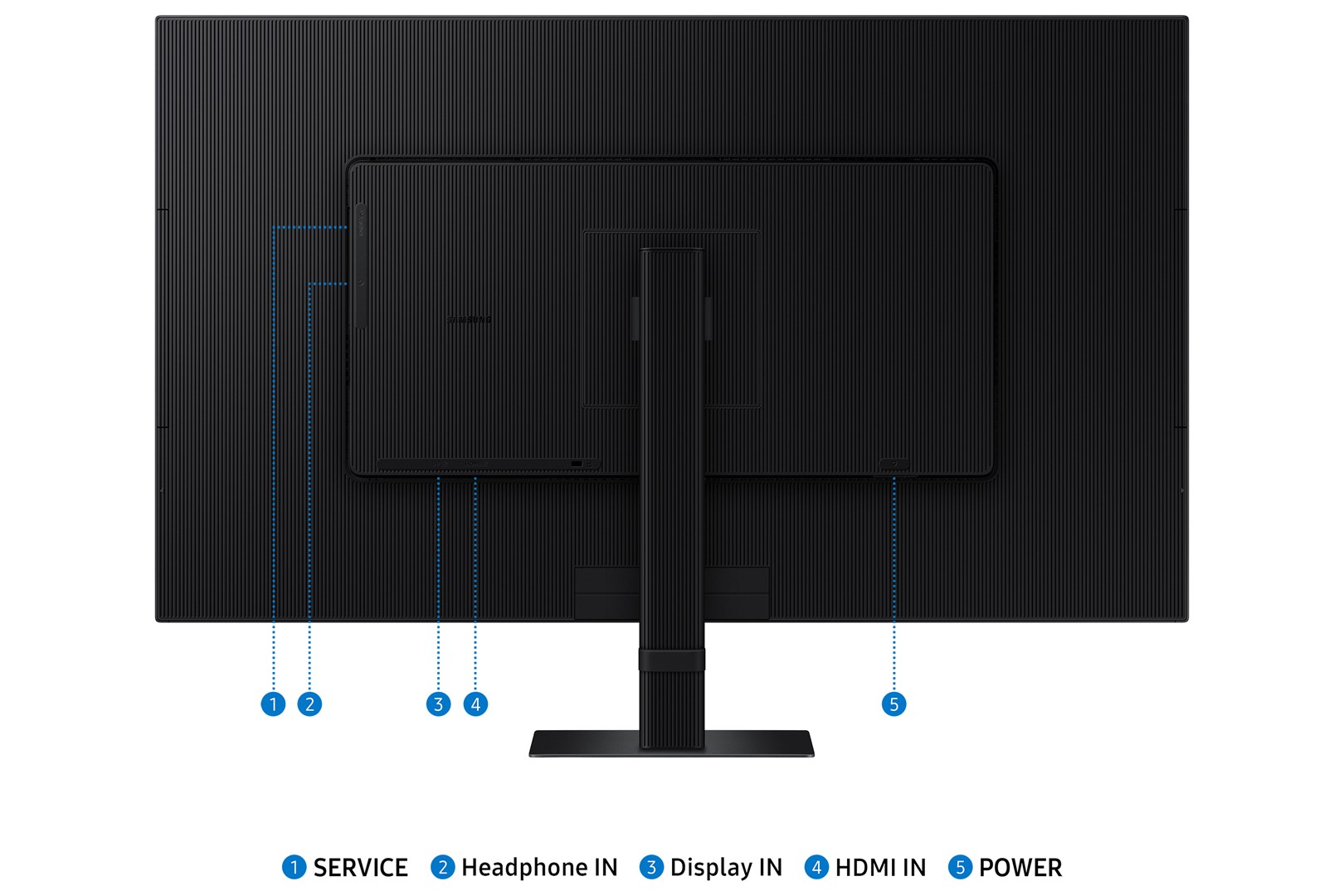 Samsung S70D computer monitor 81.3 cm (32") 3840 x 2160 pixels 4K Ultra HD LED Black
