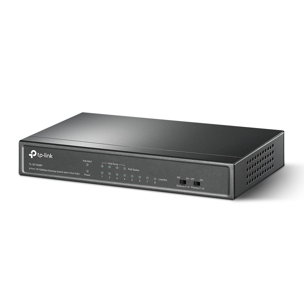 TP-Link TL-SF1008P network switch Unmanaged Fast Ethernet (10/100) Power over Ethernet (PoE) Olive