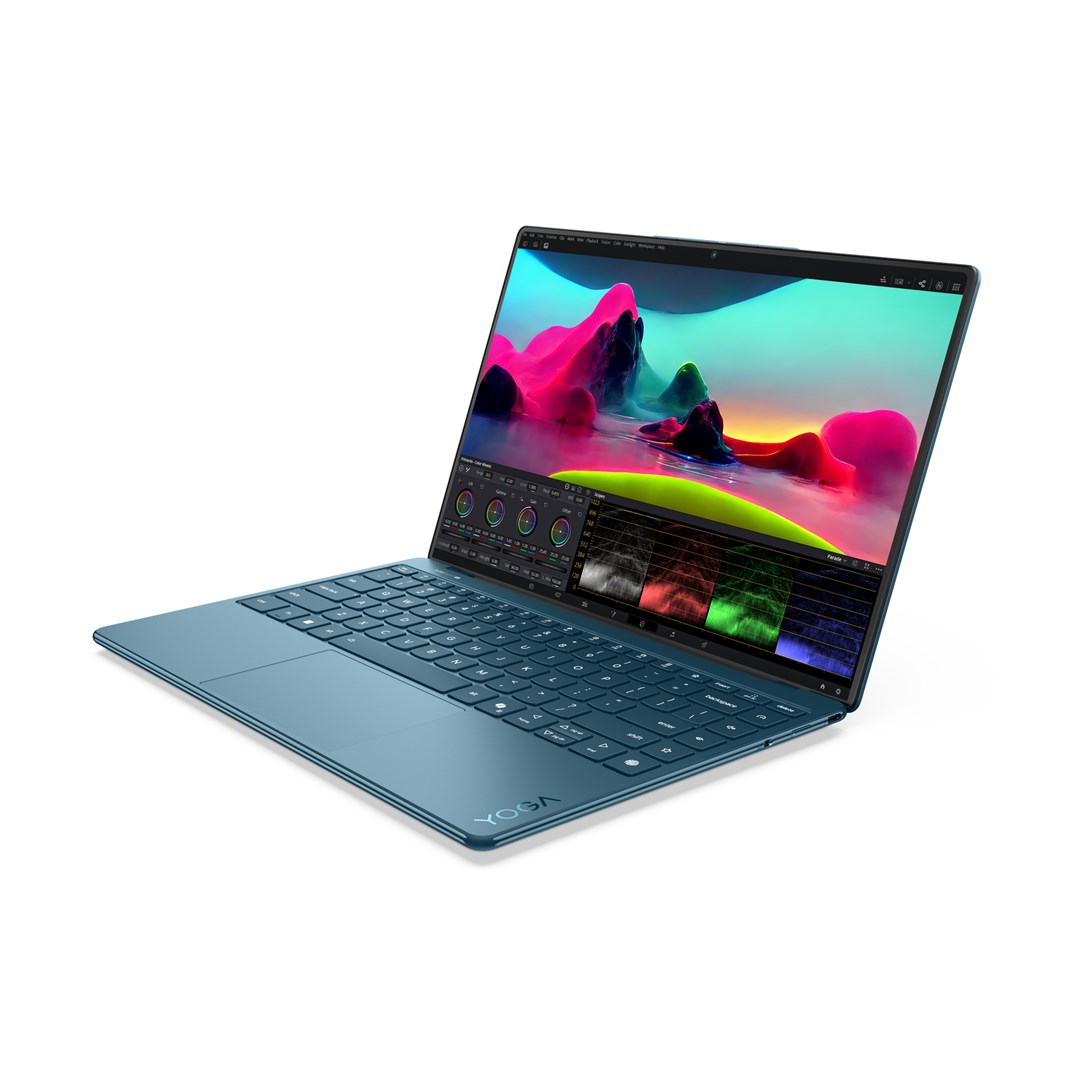 Lenovo Yoga Slim 9 14ILL10 Intel Core Ultra 7 258V Laptop 35.6 cm (14") Touchscreen WQUXGA 32 GB LPDDR5x-SDRAM 1 TB SSD Wi-Fi 7 (802.11be) Windows 11 Home Teal