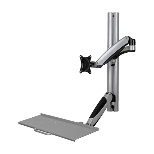 Tripp Lite WWSS1327RWTC Adjustable-Height Wall-Mount Sit-Stand Workstation, Single-Display
