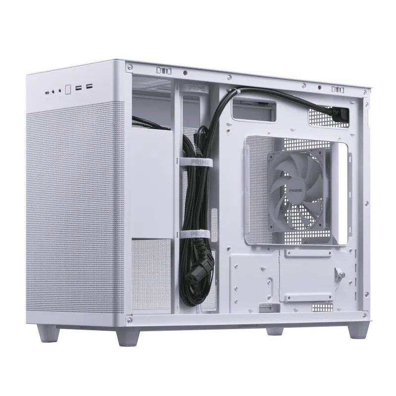 ASUS PRIME AP201 CASE TG WHITE Mini Tower