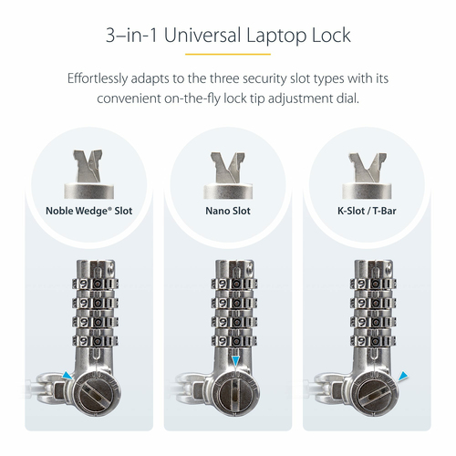 UNIVMK25-LAPTOP-LOCK - Cables & Adaptors by StarTech.com