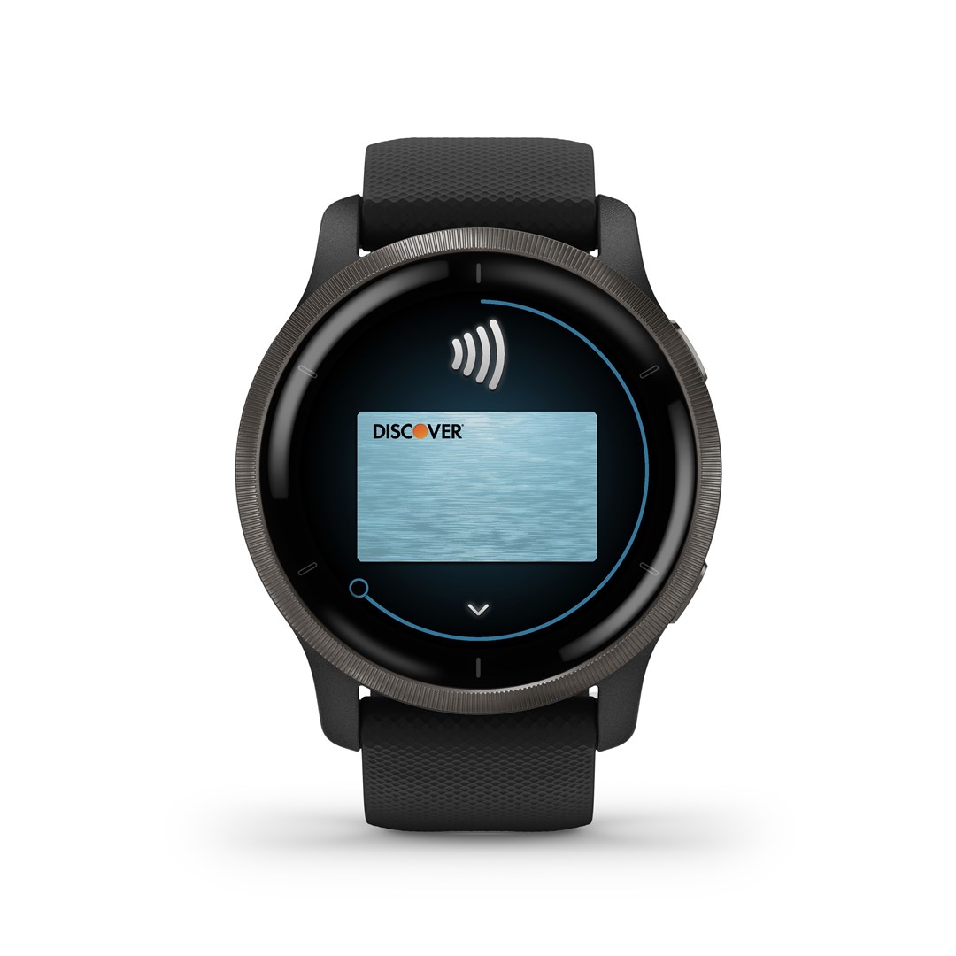 Garmin Venu 2 3.3 cm (1.3") AMOLED 45.4 mm Digital 416 x 416 pixels Touchscreen Wi-Fi GPS (satellite)