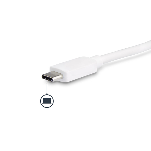 StarTech.com USB C Multiport Adapter - USB-C to DVI-D (Digital) Video Adapter with 60W Power Delivery Passthrough Charging, GbE, USB-A - Portable USB Type-C/Thunderbolt 3 Mini Laptop Dock
