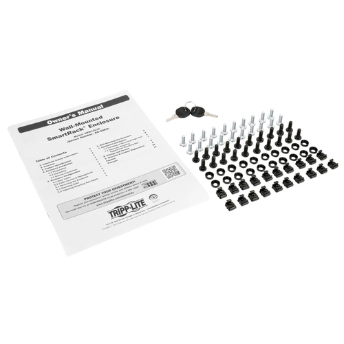 Tripp Lite SRW12U13G SmartRack 12U Very Low-Profile Patch-Depth Wall-Mount Small Rack Enclosure, Clear Acrylic Window