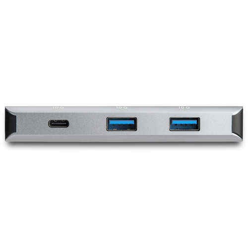 StarTech.com 4 Port USB C Hub w/ 3x USB A & 1x USB C - SuperSpeed 10Gbps USB Type-C 3.1/3.2 Gen 2 Hub - USB Bus Powered - Compact USB-C to USB Adapter Hub - Portable/Laptop Hub - Aluminum~4 Port USB C Hub w/ 3x USB A & 1x USB C - SuperSpeed 10Gbps USB Type-C 3.2 Gen 2 Hub - USB Bus Powered - Compact USB-C to USB Adapter Hub - Portable/Laptop Hub - Aluminum