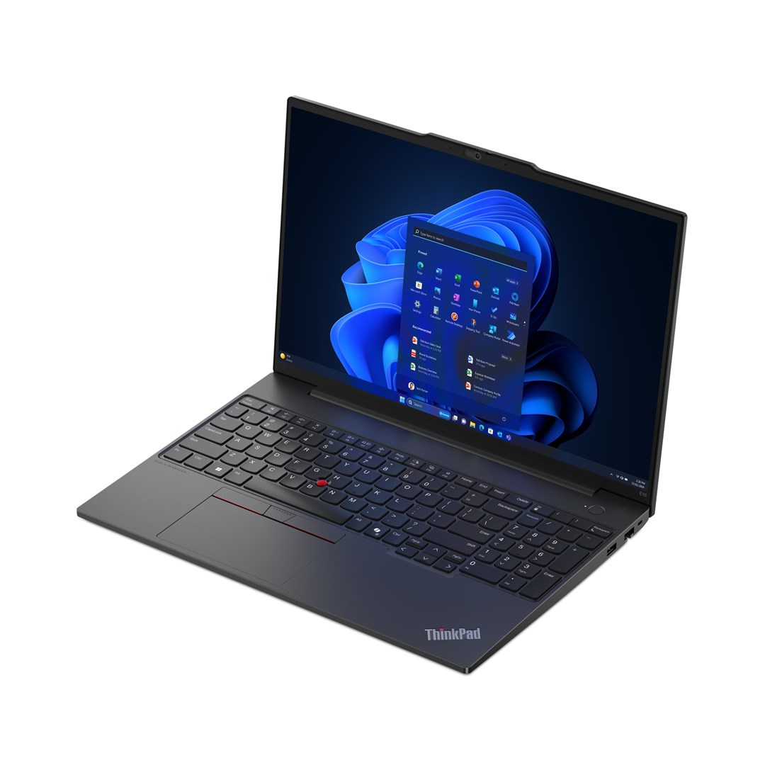 Lenovo ThinkPad E16 Gen 2 (Intel) Intel Core Ultra 5 125U Laptop 40.6 cm (16") WUXGA 16 GB DDR5-SDRAM 512 GB SSD Wi-Fi 6E (802.11ax) Windows 11 Pro English Black