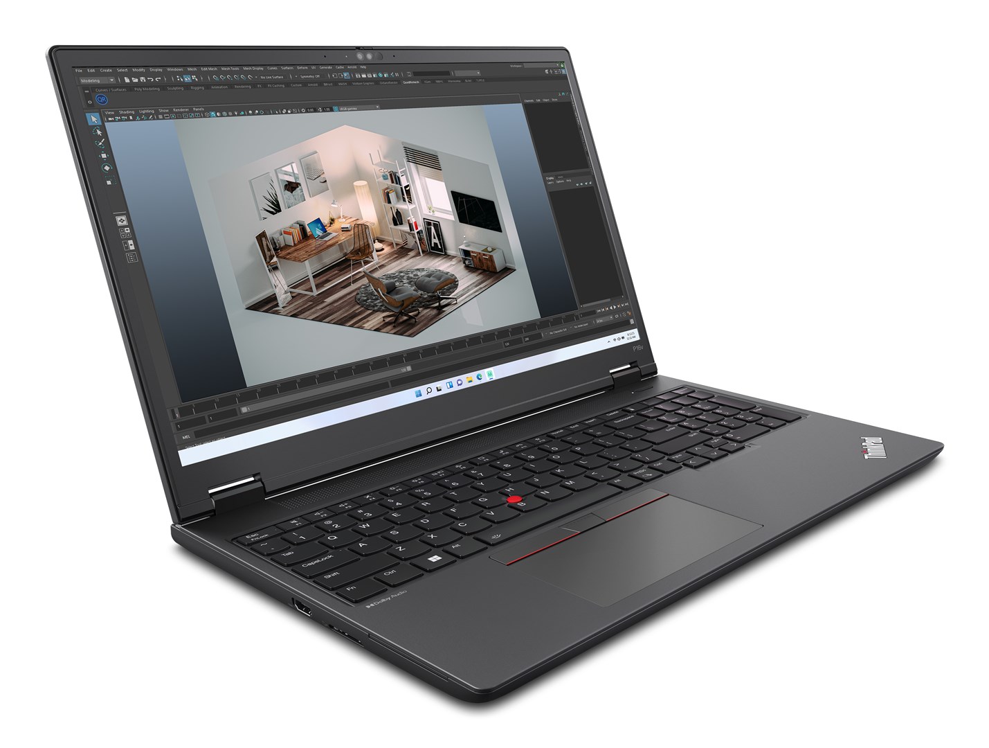 Lenovo ThinkPad P16v Gen 1 (AMD) AMD Ryzen™ 7 PRO 7840HS Mobile workstation 40.6 cm (16") WUXGA 16 GB DDR5-SDRAM 512 GB SSD NVIDIA RTX A1000 Wi-Fi 6E (802.11ax) Windows 11 Pro English Black