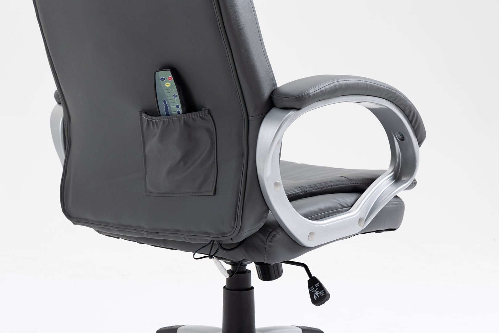 Activejet heated office chair with massage YK7304 grey