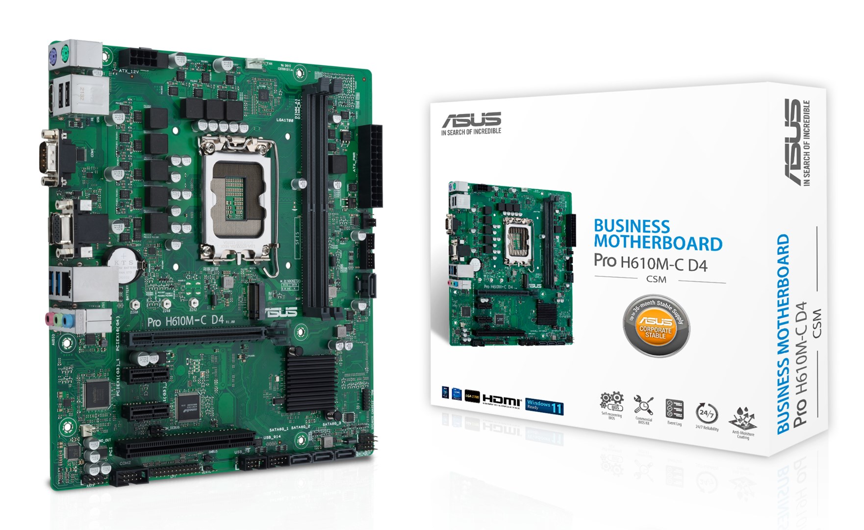 ASUS PRO H610M-C D4-...