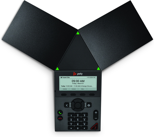 Poly Trio 8300 IP Conference Phone and PoE-enabled No Radio GSA/TAA