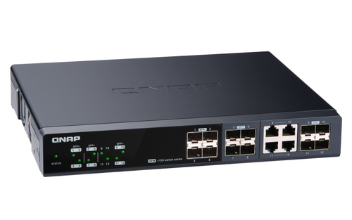 QNAP QSW-M1204-4C network switch Managed 10G Ethernet (100/1000/10000) Black