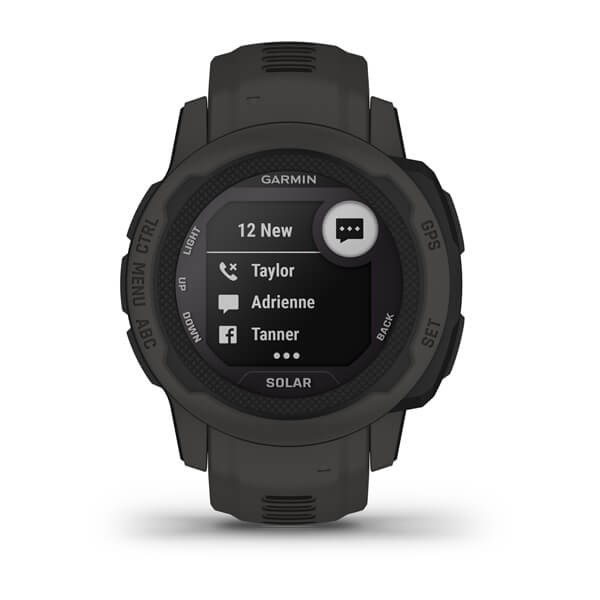 Garmin Instinct 2S Solar 2.01 cm (0.79") MIP 40 mm Digital 156 x 156 pixels Graphite GPS (satellite)