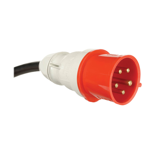Tripp Lite PDU3XMV6G32 3-Phase Local Metered PDU, 23kW, 42 208-240V outlets (36 C13, 6 C19), IEC309 32A Red (3P+N+E) 360-415V Input, 0u vertical, TAA