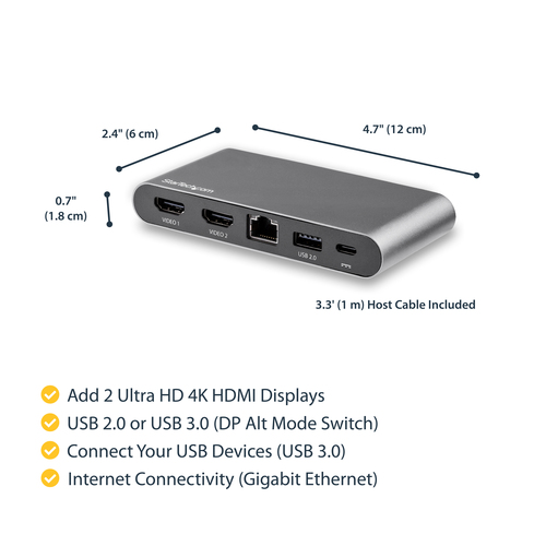 DK30C2HAGPD - Cables & Adaptors by StarTech.com