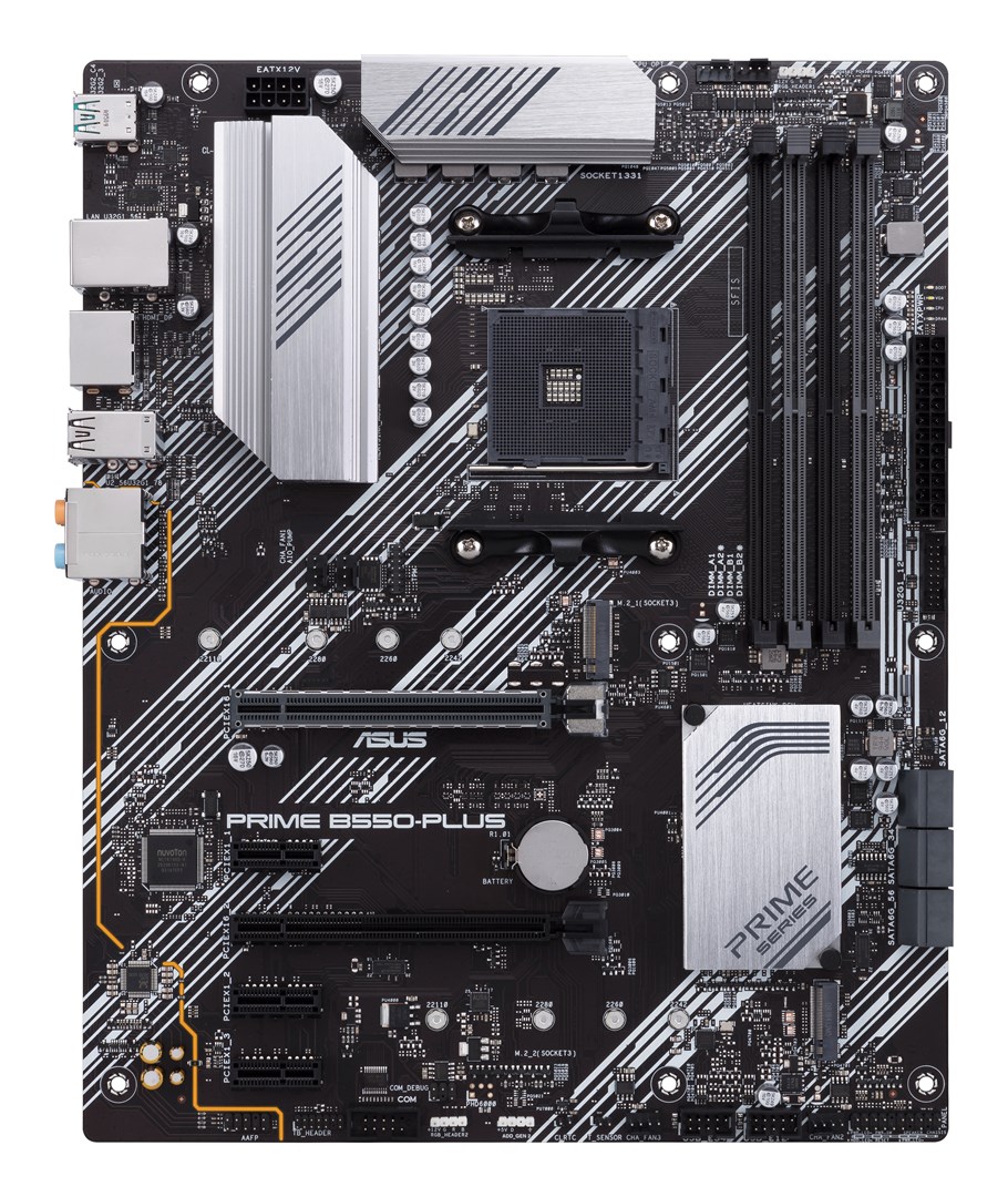 ASUS PRIME B550-PLUS AMD B550 Socket AM4 ATX