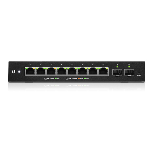 Ubiquiti EdgeSwitch 10XP Managed L2 Gigabit Ethernet (10/100/1000) Power over Ethernet (PoE) Black