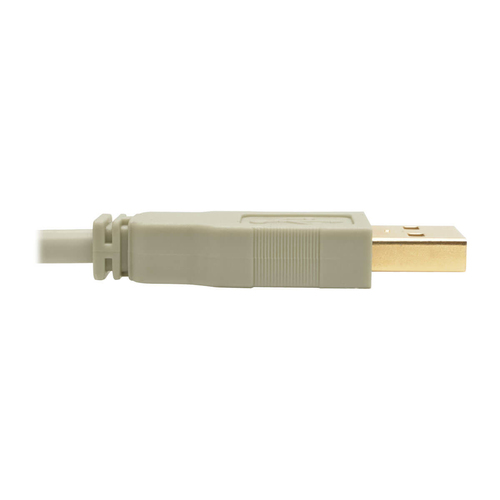 Tripp Lite U022-010-BE USB 2.0 A to B Cable (M/M), Beige, 10 ft. (3.05 m)