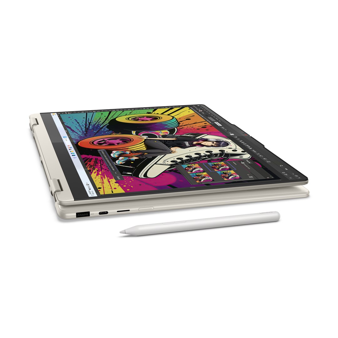 Lenovo Yoga 7 2-in-1 16AKP10 Copilot+ PC AMD Ryzen AI 7 350 Hybrid (2-in-1) 40.6 cm (16") Touchscreen 2.8K 16 GB LPDDR5x-SDRAM 512 GB SSD Wi-Fi 7 (802.11be) Windows 11 Home
