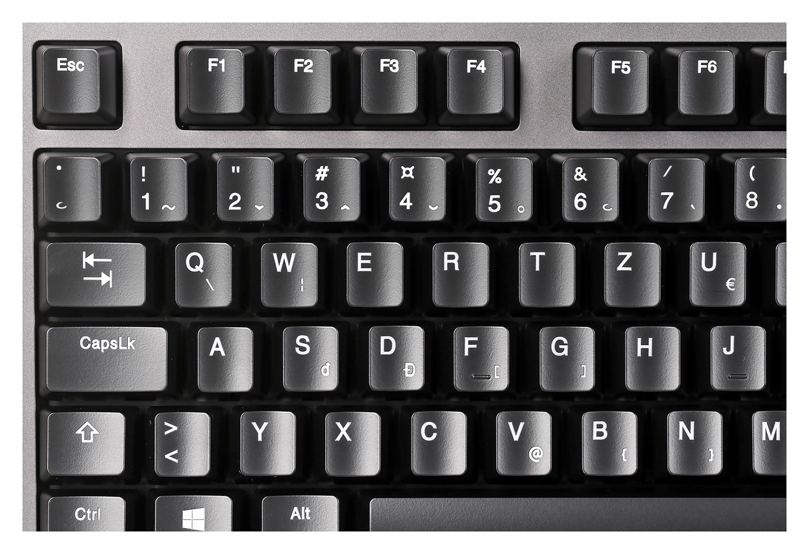 Lenovo Legion K500 keyboard USB QWERTZ Black, Grey