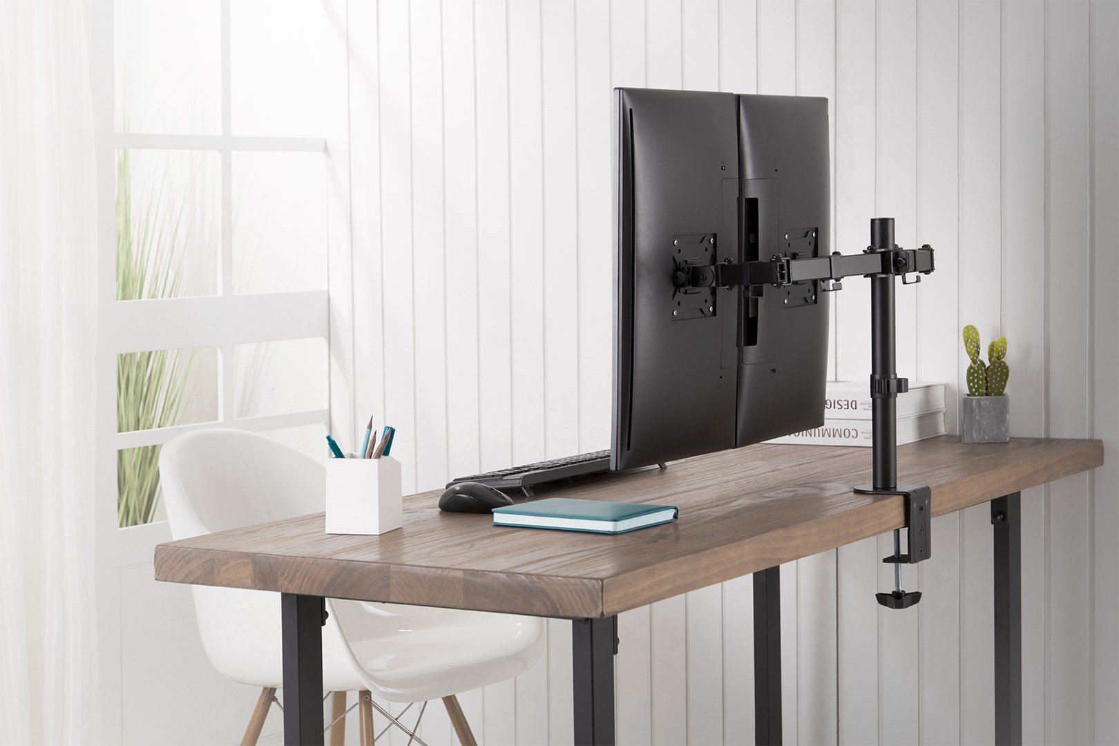 Digitus Universal Dual Monitor Clamp Mount