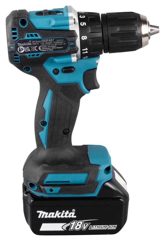 Makita DDF487RAJ power screwdriver/impact driver 1700 RPM Black  Green