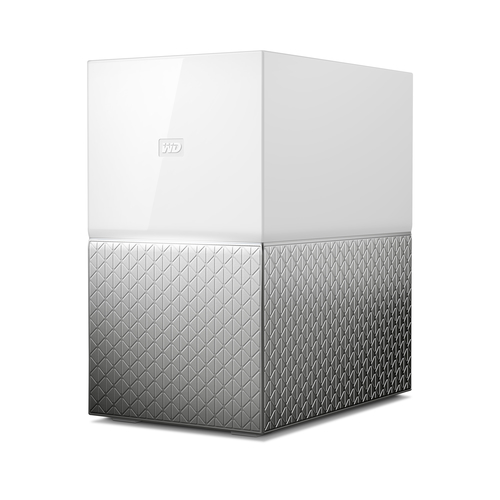 Western Digital My Cloud Home Duo personal cloud storage device 16 TB Ethernet LAN White