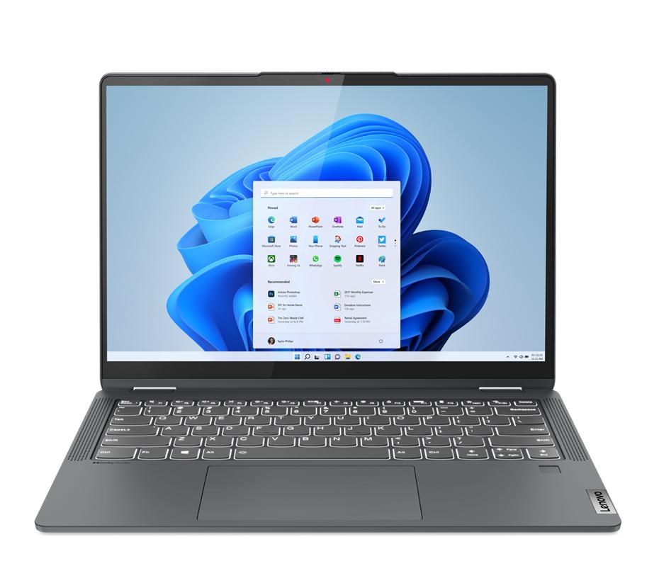 Lenovo IdeaPad Flex 5 14IAU7 Intel® Core™ i3 i3-1215U Hybrid (2-in-1) 35.6 cm (14") Touchscreen WUXGA 8 GB LPDDR4x-SDRAM 256 GB SSD Wi-Fi 5 (802.11ac) Windows 11 Home in S mode English Grey