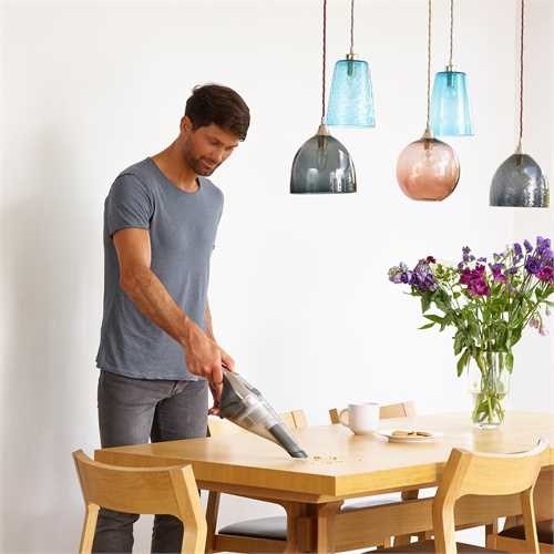 Black & Decker NVC220WC-QW handheld vacuum Chrome  Titanium  Transparent Bagless