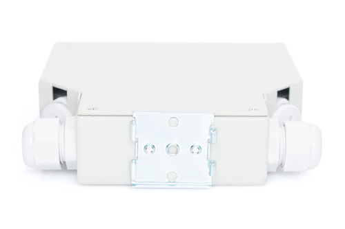 Digitus Din Rail Splice Box for 8 LC/DX couplers