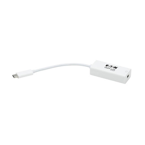 Tripp Lite U444-06N-MDP8W USB-C to Mini DisplayPort Active Adapter Cable with Equalizer (M/F), UHD 8K, HDR, DP 1.4, White, 6 in. (15.2 cm)