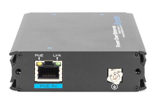 Digitus 1 Port zu 2 Port Fast Ethernet PoE+ Repeater, 802.3 af/at