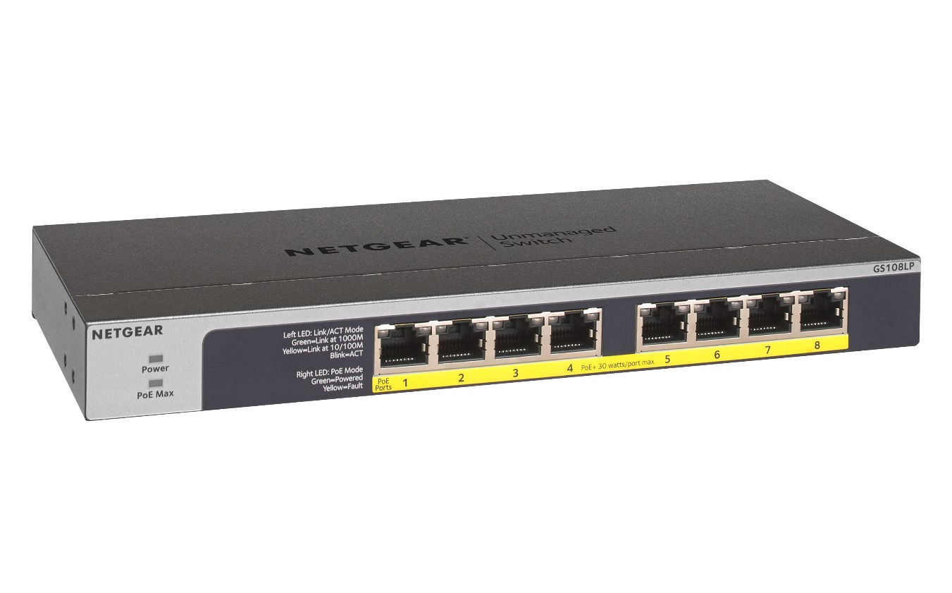 NETGEAR GS108LP Unma...