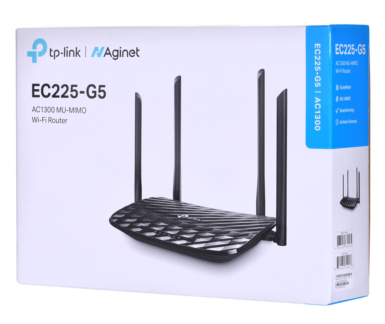 TP-Link AC1300 wireless router Gigabit Ethernet Dual-band (2.4 GHz / 5 GHz) Black