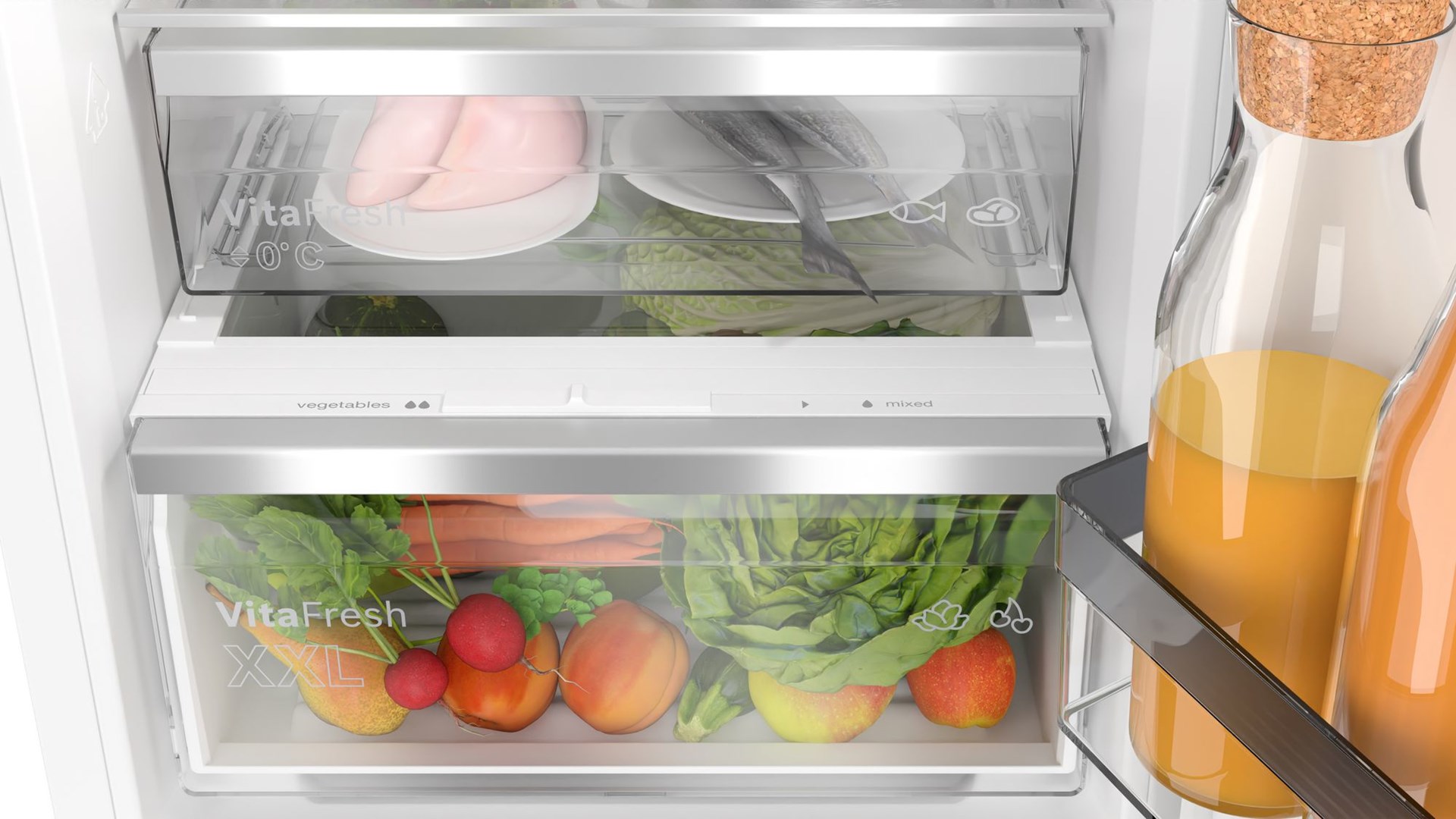 Bosch KIN86ADD0 fridge-freezer Built-in 260 L D White