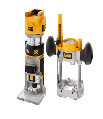 DeWALT 18V XR BRUSHLESS 8MM (1”) ROUTER