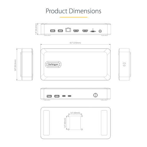 155UE-USB4-DOCK - Accessories by StarTech.com