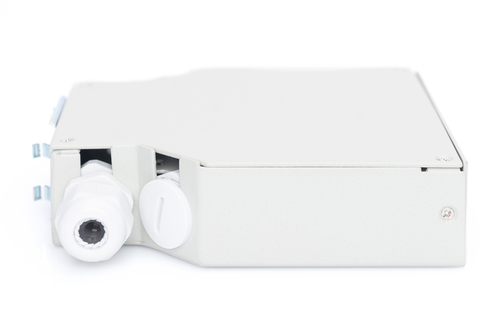 Digitus Din Rail Splice Box for 8 LC/DX couplers