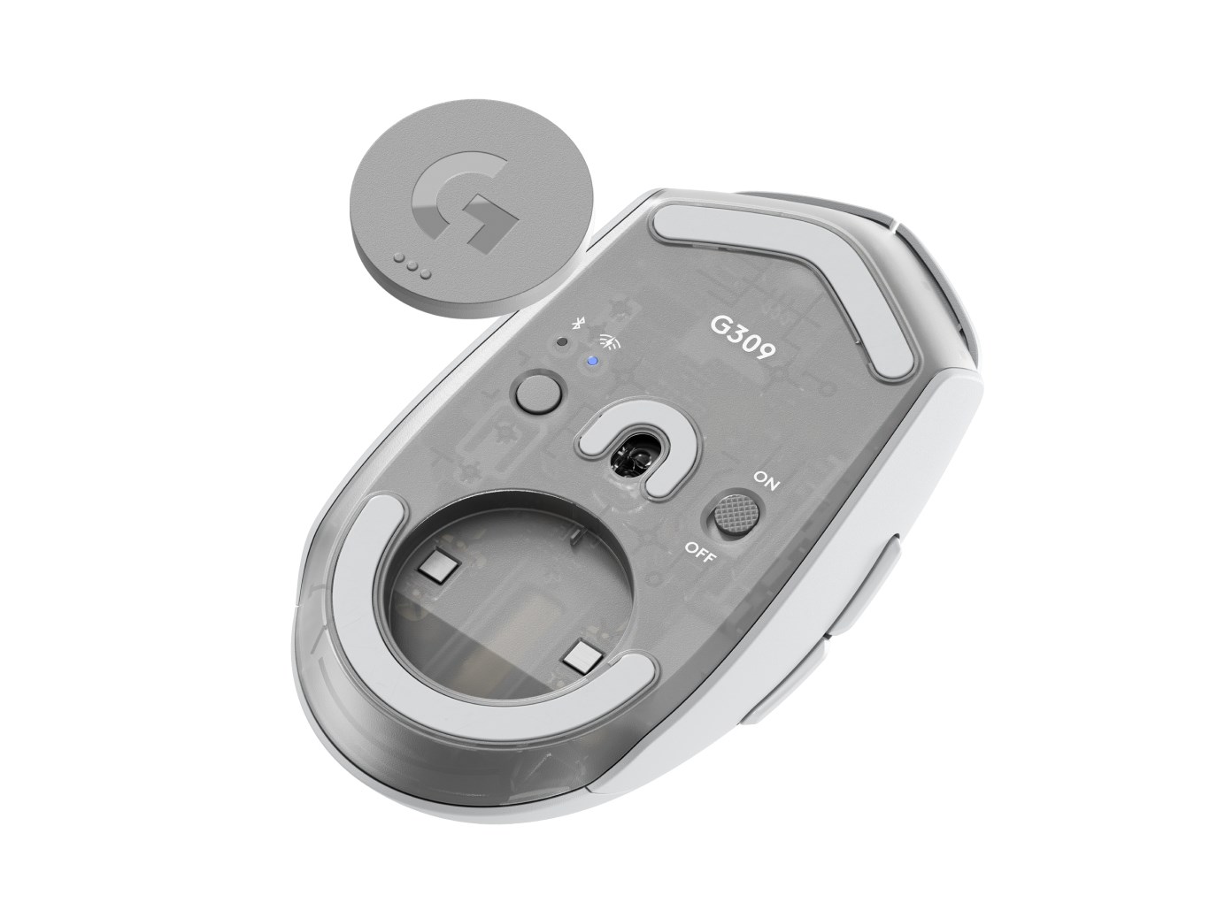 Logitech G 910-007207 mouse Gaming Right-hand RF Wireless + Bluetooth Optical 2560 DPI