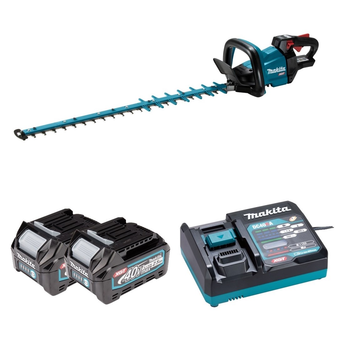 MAKITA. LIVE SHEARS. 40V XGT UH009GD201 750mm 2x2.5Ah