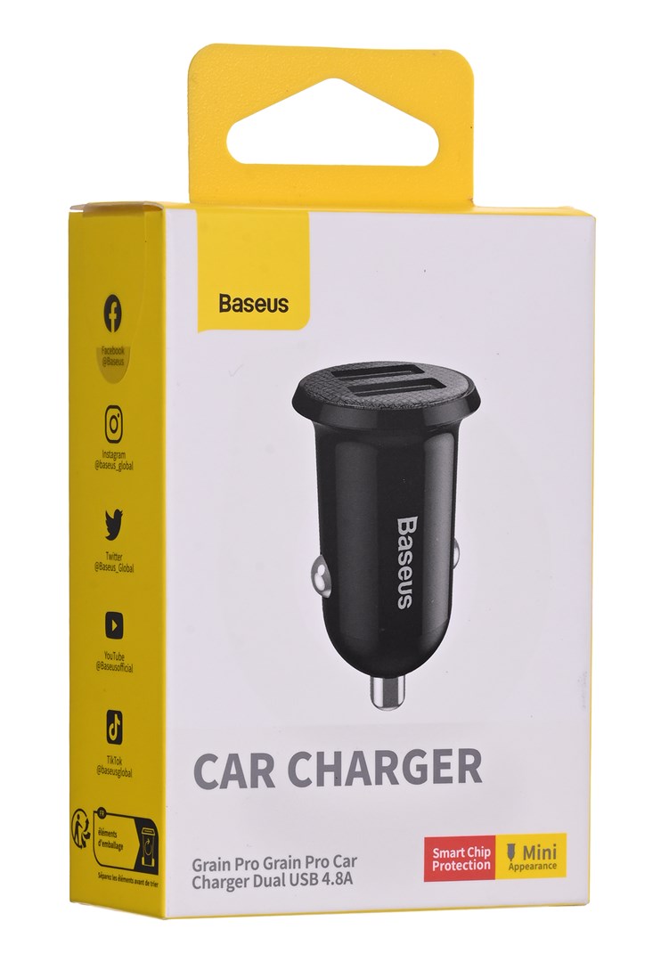 Baseus Gain Pro Universal Black Cigar lighter Fast charging Auto