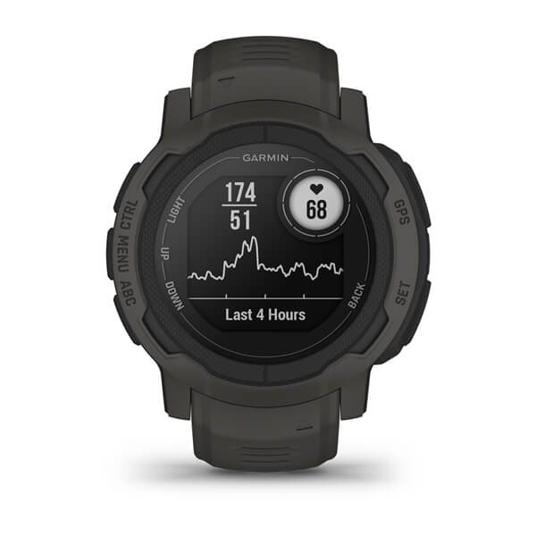 Garmin Instinct 2 2.29 cm (0.9") MIP 45 mm Digital 176 x 176 pixels Graphite GPS (satellite)